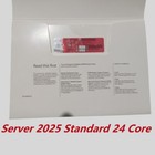 New Microsoft Windows Server 2025 Standard 64bit 24 Core Dvd With Key Sealed