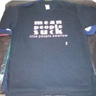 Mean People Suck  Risqu   New Vintage Vtg 90s 1998 2xl Xxl T-shirt