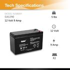 12v 9ah Sla Battery Replacement For Apc Ups Computer Backup Power  bx1300lcd 