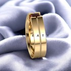 Garnet Square Cut With 14k Yellow Gold Ring For Men s  566  