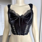 Victoria s Secret Dream Angels Xl Velvet Witchy Vampire Goth Whimsigoth Corset