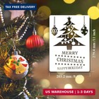Augshy Reusable Christmas Stencils - 15 Pcs A4 Window Stencils For Painting On W