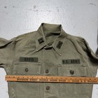 Vintage 1950s Us Military Hbt Utility Combat Army Tactical Shirt Korea War