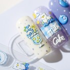 5d Blueberry Nail Decals  Macarons Nail Stickers  Blueberry Cake Decals Art  97 