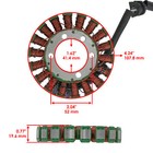 Stator Regulator Rectifier And Gasket For Suzuki Ltr450 Quadracer 450 2006-2008