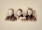 Vintage Photo Old Antique Cabinet Card Beautiful Women Ladies Girl Female Dress
