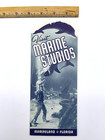 Vintage 1950 s Marine Studios Florida Brochure Sharks Dolphins Map Photos