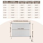 Patio Roller Shade Hdpe Fabric Outdoor Cordless Roll Up Shade For Porch Gray