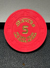  5 Sands Casino Chip Poker Chip Las Vegas Nevada Gambling Token