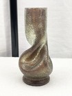 Vintage 7    Tall Dugan Art Glass Twisted Pinched Vase Good Condition Textured