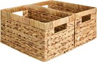 Wicker Basket  Baskets For Organizing  Storage Basket With Built-in Handles     
