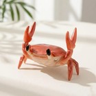 Cute Red Crab Pen Holder For Desk Crab Figurine Pen Rest Desk Organizer Ornament