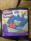 Kinetic Sand Sandbox Set 1lb Blue Play Sand Sandbox Storage 4 Molds And Tools Se