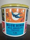 Vintage Bluebird Blue Bird Tin Milk Chocolate Toffees  Harry Vincent Ltd  9 Lbs