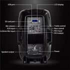 Proreck Party 12 Inch Powered Speaker Dj System 1000w 2-way Pa Speaker Combo Set