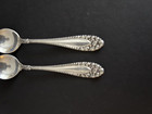 2 Antique Sterling Silver Salt Spoons 13 Grams 3 25    No Monogram