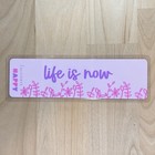  life Is Now  Encouraging Flower Bookmark For Book Lovers  Gift For Bookworms
