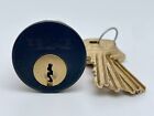 Peaks Classic 6-pin 1-1 8  Mortise Cylinder W  4 Keys Nib  Locksport collector