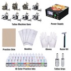 Yescom Complete Tattoo Kit 8 Machine Guns 40 Ink Power Supply Needle Grip