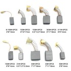 30pcs Graphite10 Sizes Electric Motor Carbon Brushes Replacement For Power Tool