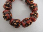 Mala Prayer Bead Bracelet With Carved Buddha Head
