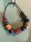Antique Venetian - African Trade Beads - Fancy Millefiori Italian Glass  b240 