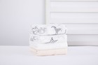 Baby Muslin Swaddle Blanket Receiving Breathable Bamboo Cotton 4 Pc  47x47