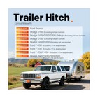 Trailer Tow Hitch Receiver Compatible With 1973-1997 Bronco F-100   Class 5 2   