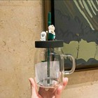 2024 Starbucks Glass Straw Tumbler Collection 20oz - Multicolor Iced Coffee Cup