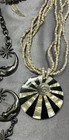 Vtg Gold Tone Celestial Moon Star Sun Retro Earth Gothic Hip Belt   Jewelry