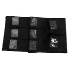 High Capacity Janitorial Cart Bag Multi Compartment Oxford Cloth Organizer