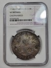 1768 Mo Mexico Silver 8 Reales Pillar Dollar Ngc Vf Chopmarked See Pics  m157