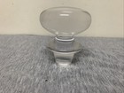 Vintage Clear Glass Large Bottle Stopper 