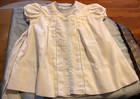 Vintage Lot Of 4 Baby Toddler Pink Blue   White Cotton Dresses Embroidery