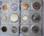 1961 Philadelphia And Denver U s mint Proof Coin Set In Original Mint Seal Set
