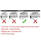 Rocker Panels Protector Cover Trim For Dodge Ram 1500 2500 3500 Crew Cab 2009-18