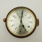 Vintage Brass Ship s Time Porthole Clock Quartz Nautical Maritime 7 5  X 3 5 