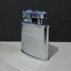 Vintage 1950s Ronson Triumph Chrome Automatic Petrol Lighter Usa Art Deco Style