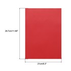 20 Sheet Deep Red Transparency 11 7  X 8 2  Printable Vellum Paper