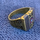 Ancient Antique Roman Ring Bronze Legionary Artifact Authentic Rare Type 9 Size