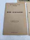 Metropolitan Opera Libretto Giovanni L elisir D amore Program Ticket Stub 1978