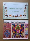 Lot Of 6 Dmc Library Books Charts Embroidery Cross Stitch 1973 1975 1977 1978