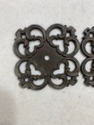 Vintage Ajax 1060 Cabinet Drawer Diecast Backplate Antique Pewter Lot Of 2