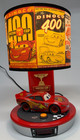 Vintage Disney Pixar Cars Lightning Mcqueen Talking Lamp Alarm Clock In Box