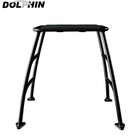 Dolphin Pro 31 5  W X 18 5  D X 42  H Boat Poling Platform Black Powder Coated