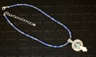 Rmt Roderick And Marilyn Tenorio Sterling Silver And Lapis Necklace And Pendant