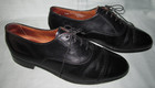 Vtg Bostonian Classics Black Leather Cap Toe Oxford Dress Shoes  Men s Sz 7 5 M