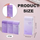 Pencil Erasers  36 Pcs Rubber Rectangle Colorful Gradient Cute Eraser  Purple