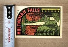 Vintage Multnomah Falls  Columbia Hwy  Oregon - Travel Souvenir Decal 4    X 3   