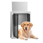 16  X 21  Large Aluminum Dog Door With Auto Closing Double Panels Weatherproof